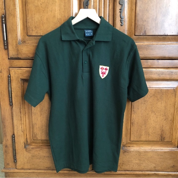 University of Oxford Queen's College Custom Polo Shirt, Bottle Green, Size M - Picture 12 of 16